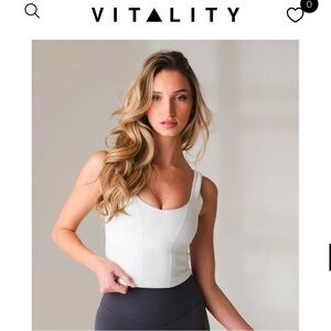 Vitality Cloud ii Corset Top Size Large (Concrete Family)